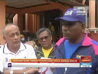 Kerajaan sedia tambah peruntukan untuk mangsa banjir