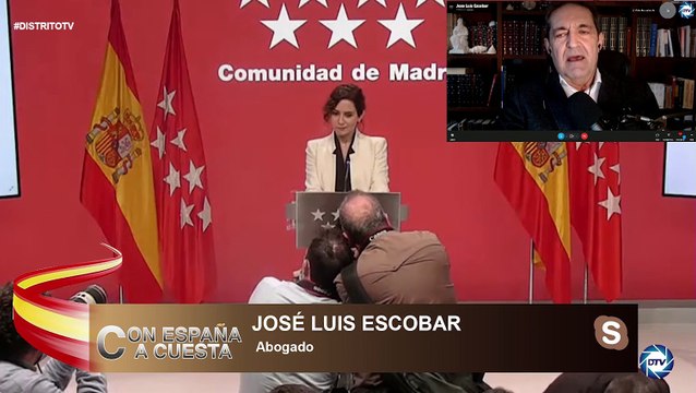 José L. Escobar: Casado acusa a Ayuso sin base alguna, se puede condenar a Casado por espionaje