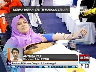 Derma darah bantu mangsa banjir