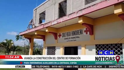 Construyen un Centro de Formación para enfermeras auxiliares en Copán