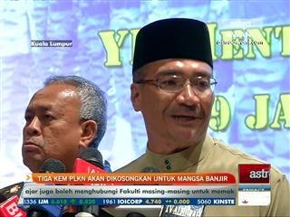 Tiga kem PLKN akan dikosongkan untuk mangsa banjir