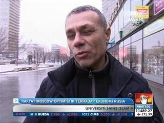 Rakyat Moscow optimistik terhadap ekonomi Rusia