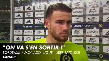La réaction à chaud de Gaëtan Poussin après Bordeaux / Monaco - Ligue 1 Uber Eats (J25)