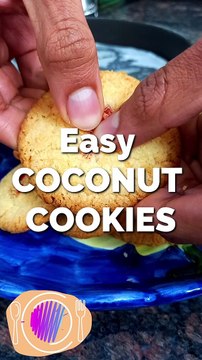 Coconut Cookies easy and delicious #Shorts #CoconutCookies #Cookie #Food #Recipes #CookiesRecipeEasy