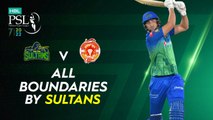 All Boundaries By Sultans | Multan Sultans vs Islamabad United | Match 29 | HBL PSL 7 | ML2G