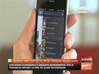 Facebook ambil alih Wit.ai untuk teknologi arahan suara