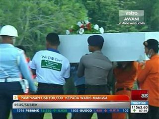 Pampasan USD100,000 kepada waris mangsa