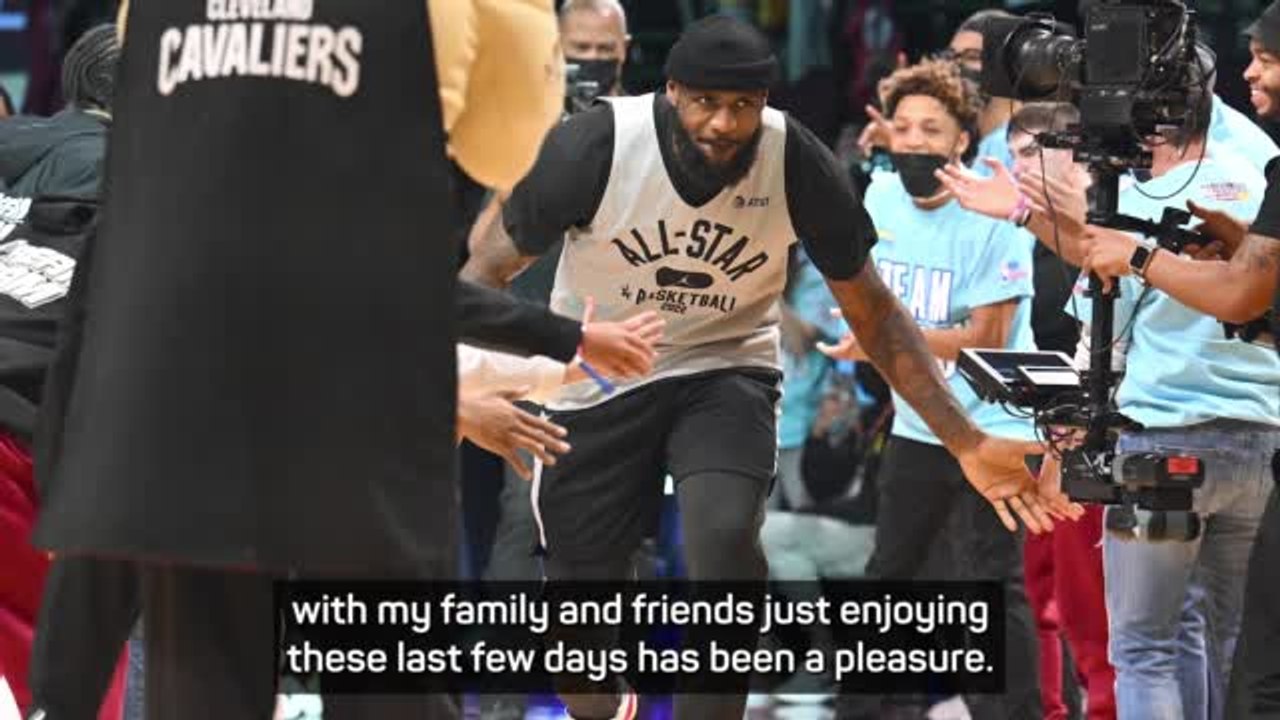 Experienced Team LeBron enjoying 75th All-Star...