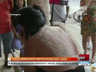 Cucuk badan untuk bantah acara laga lembu