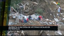 teleSUR Noticias 14:30 20-02: Aumenta a 152 las víctimas en Petrópolis