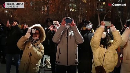 Download Video: Fireworks accompany close of Beijing Winter Olympics