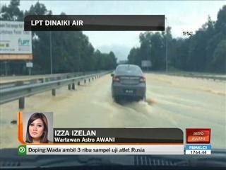 Lebuhraya Pantai Timur LPT dinaiki air