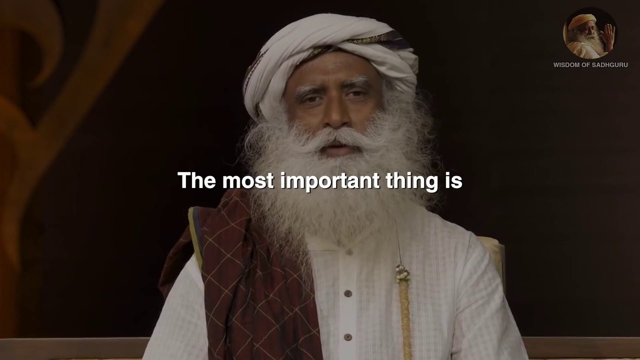 SADHGURU, FOCUS ON YOURSELF NOT OTHERS   Sadhguru's Life Changing Advice!