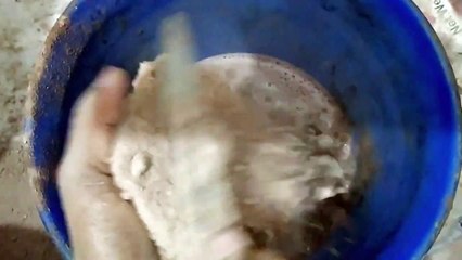 ASMR Crunchy sand crumble shave dry water
