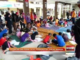 Kelantan dan Perak catat kenaikan jumlah mangsa