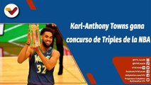 Deportes VTV | Karl-Anthony Towns gana el concurso de Triples de la NBA