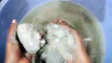 ASMR dusty sand cement water crumble satisfying video