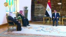 الرئيس عبد الفتاح السيسي يستقبل وفدًا من رؤساء المجالس والبرلمانات العربية