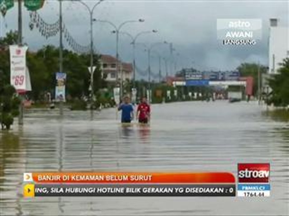 Banjir di Kemaman belum surut