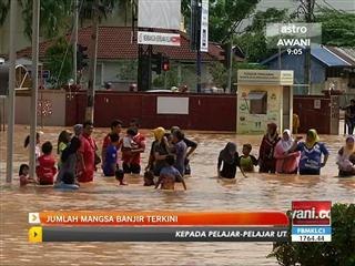 Jumlah mangsa banjir setakat jam 8 malam, 26 Dis