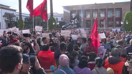 Fas'ta 20 Şubat Hareketinin yıl dönümü dolayısıyla gösteri düzenlendi