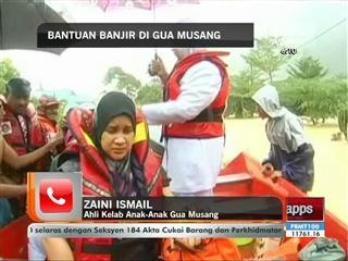 Bantuan banjir di Gua Musang