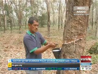 Sektor getah dijangka pulih ekoran permintaan tinggi
