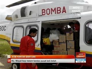 ATM hantar bantuan & bekalan makanan