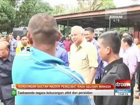 Mangsa banjir terharu terima kunjungan Sultan