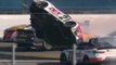 NASCAR CUP SERIES 2022 Daytona 500 Race Stage 1 Burton Big Crash Flip