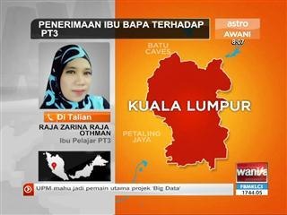 Penerimaan ibu bapa terhadap PT3