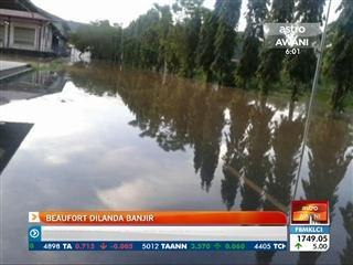 Beaufort dilanda banjir