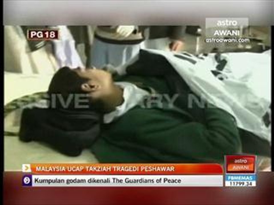 Malaysia ucap takziah tragedi Peshawar