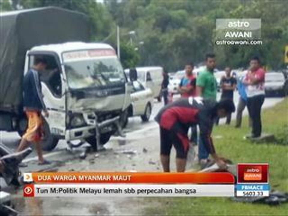 Dua warga Myanmar maut
