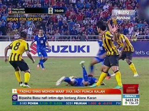 Fadhli Shas mohon maaf jika jadi punca kalah