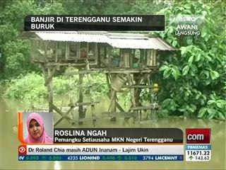 Perkembangan banjir di Terengganu setakat 08:00 malam