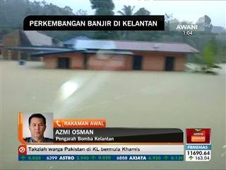 Perkembangan banjir di Kelantan
