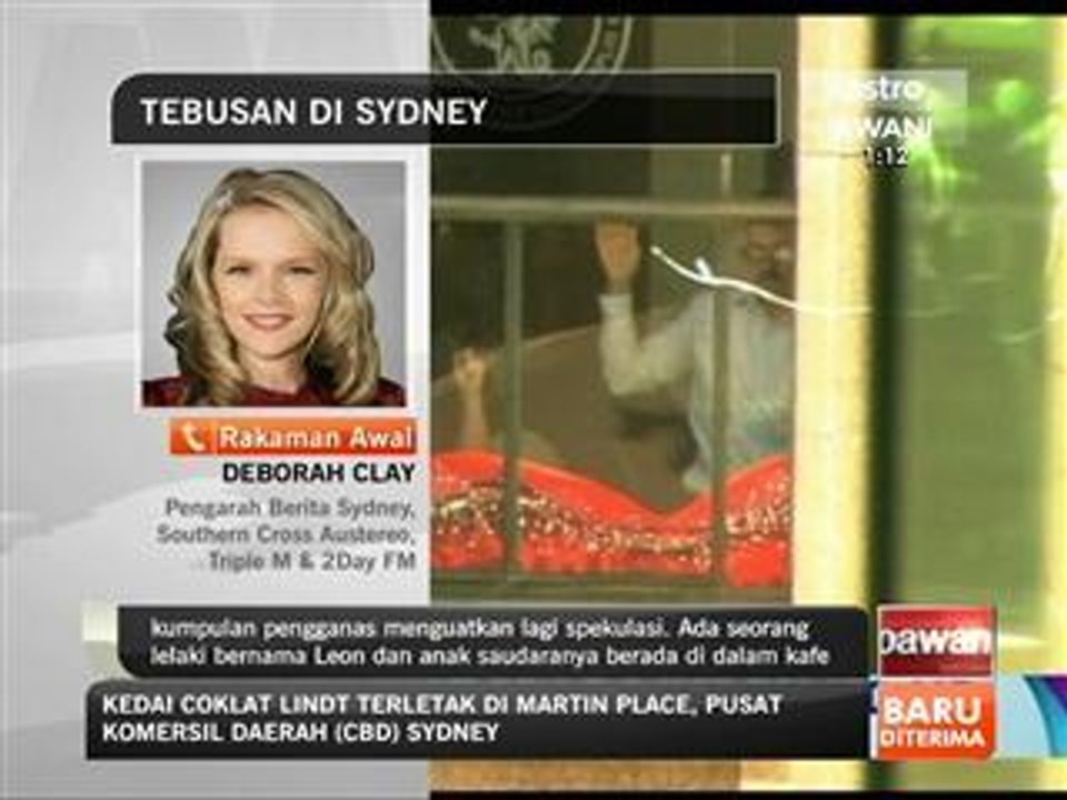 Perkembangan tebusan di Sydney