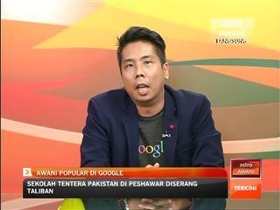 AWANI popular di Google