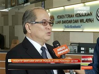 Inisiatif bantuan untuk pekebun dan penoreh getah