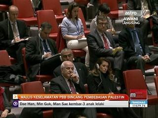 Majlis keselamatan PBB bincang pembebasan Palestin