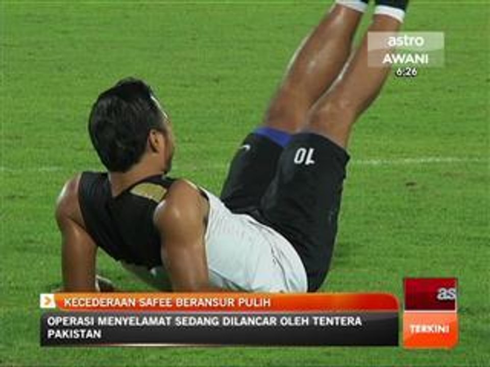 Kecederaan Safee Sali beransur pulih