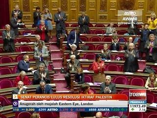 Senat Perancis lulus resolusi iktiraf Palestin