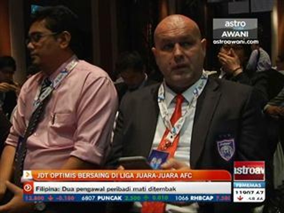 JDT optimis bersaing di Liga Juara-Juara AFC
