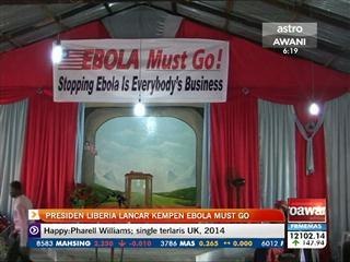 Presiden Liberia lancar kempen Ebola Must Go