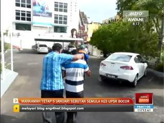 Mahkamah tetap 5 Januari sebutan semula kes UPSR bocor