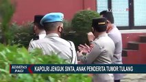 Kapolri Jenderal Listyo Sigit Jenguk Sinta Penderita Tumor Tulang yang Ingin Jadi Polwan