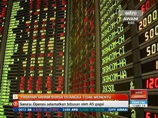 Pasaran saham bursa dijangka tidak menentu