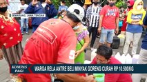 Warga di Jateng Rela Antre Panjang Demi Beli Minyak Goreng Murah