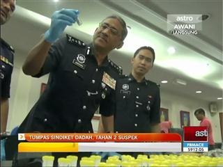 Tumpas sindiket dadah, tahan 2 suspek